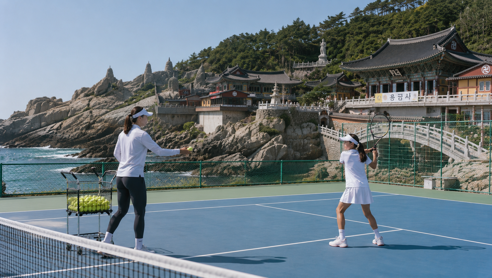 Busan Autumn Tennis Experience
